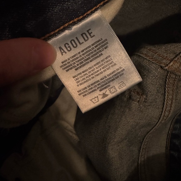 Agolde Fran Jean in Dwell Wash Size 28 - Picture 8 of 9
